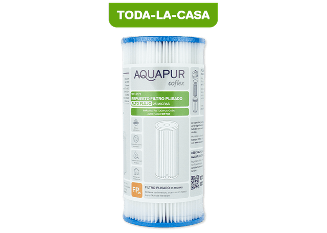 Repuesto Filtro Plisado Alto Flujo